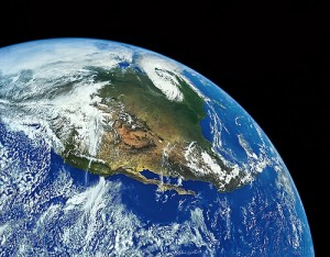 Earth and North America from Space